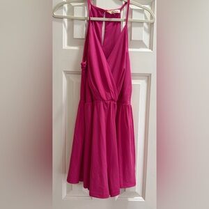 Fuchsia Pink Sleeveless romper